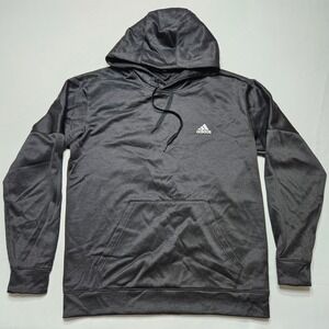 adidas Black Pullover Hoodie with Logo